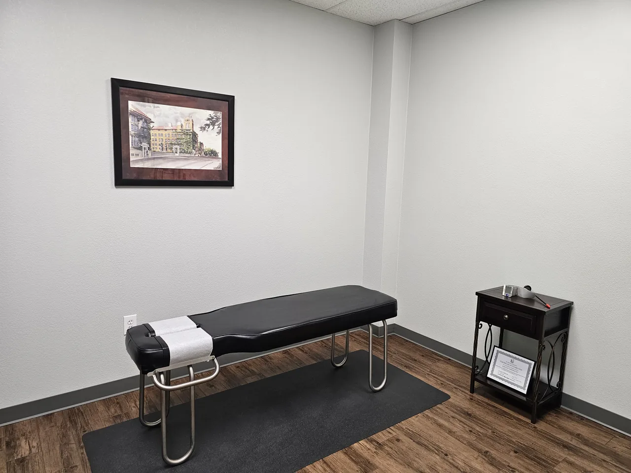 Exam and X-ray suite at New Leaf Chiropractic in Hurst, TX